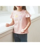 【エニファム/any FAM / KIDS】のオンオフショルダーパフェTシャツ ピンク系|ID:prp329100002374055