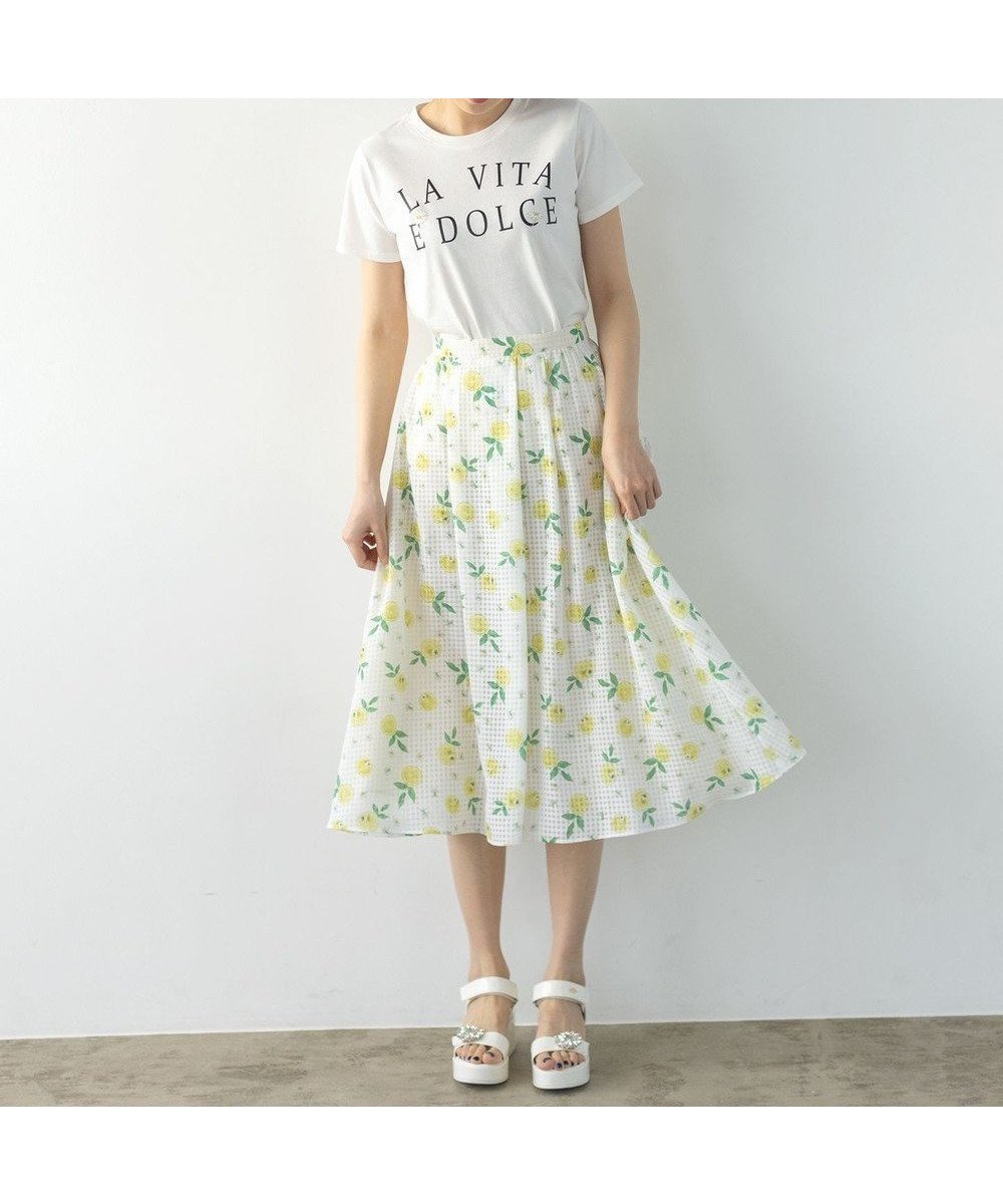 【トッカ/TOCCA】の【WEB限定】【TOCCA LAVENDER】LA VITA E DOLCE Print スカート インテリア・キッズ・メンズ・レディースファッション・服の通販 founy(ファニー) 　ファッション　Fashion　レディースファッション　WOMEN　スカート　Skirt　A/W・秋冬　Aw・Autumn/Winter・Fw・Fall-Winter　S/S・春夏　Ss・Spring/Summer　再入荷　Restock/Back In Stock/Re Arrival　夏　Summer　アイボリー系5|ID: prp329100002411442 ipo3291000000026117848