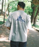 【シェアパーク/SHARE PARK / MEN】の【UVカット・吸水速乾・ストレッチ・軽量 】バックプリントTシャツ ブルーグレー|ID: prp329100002422992 ipo3291000000028109868