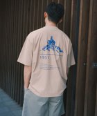 【シェアパーク/SHARE PARK / MEN】の【UVカット・吸水速乾・ストレッチ・軽量 】バックプリントTシャツ ベージュ|ID: prp329100002422992 ipo3291000000028109869