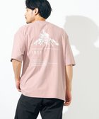 【シェアパーク/SHARE PARK / MEN】の【UVカット・吸水速乾・ストレッチ・軽量 】バックプリントTシャツ スモーキーピンク|ID: prp329100002422992 ipo3291000000028109871