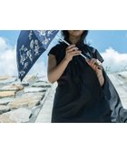 【アンドウール/AND WOOL】の〈UVカット率99%以上・一級遮光生地・晴雨兼用〉モクレン刺繍の日傘(長傘タイプ) ネイビー|ID: prp329100002425939 ipo3291000000028573961