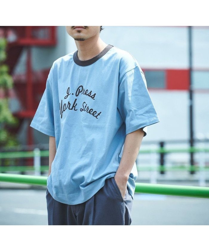 【ジェイプレスヨークストリート/J.PRESS YORK STREET】の【UNISEX】リンガーTシャツ インテリア・キッズ・メンズ・レディースファッション・服の通販 founy(ファニー) https://founy.com/ ファッション Fashion レディースファッション WOMEN トップス・カットソー Tops/Tshirt シャツ/ブラウス Shirts/Blouses ロング / Tシャツ T-Shirts カットソー Cut and Sewn S/S・春夏 Ss・Spring/Summer ユニセックス Unisex カットソー Cut And Sew 今季 This Season 再入荷 Restock/Back In Stock/Re Arrival 夏 Summer 春 Spring |ID: prp329100002441150 ipo3291000000028163018