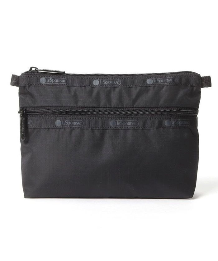 【レスポートサック/LeSportsac】のCOSMETIC CLUTCH/リサイクルドブラックJP インテリア・キッズ・メンズ・レディースファッション・服の通販 founy(ファニー) https://founy.com/ ファッション Fashion レディースファッション WOMEN バッグ Bag 財布 Wallets ポーチ Pouches 軽量 Lightweight シンプル Simple ジップ Zip 財布 Wallet 人気 Popularity プリント Print ポケット Pocket ポーチ Pouch 無地 Plain Color 再入荷 Restock/Back In Stock/Re Arrival おすすめ Recommend ギフト プレゼント Gift Present ビジネス 仕事 通勤 Business |ID: prp329100002443367 ipo3291000000029424647