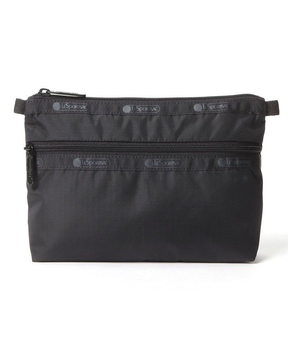 【レスポートサック/LeSportsac】のCOSMETIC CLUTCH/リサイクルドブラックJP 人気、トレンドファッション・服の通販 founy(ファニー) 　ファッション　Fashion　レディースファッション　WOMEN　バッグ　Bag　財布　Wallets　ポーチ　Pouches　軽量　Lightweight　シンプル　Simple　ジップ　Zip　財布　Wallet　人気　Popularity　プリント　Print　ポケット　Pocket　ポーチ　Pouch　無地　Plain Color　再入荷　Restock/Back In Stock/Re Arrival　おすすめ　Recommend　ギフト プレゼント　Gift Present　ビジネス 仕事 通勤　Business　 other-1|ID: prp329100002443367 ipo3291000000029424647