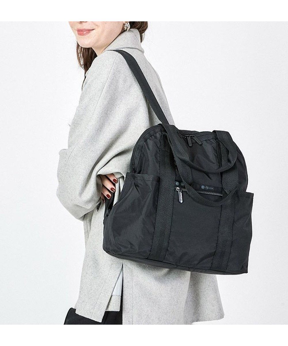 【レスポートサック/LeSportsac】のDOUBLE TROUBLE BACKPACK/リサイクルドブラックJP 人気、トレンドファッション・服の通販 founy(ファニー) 　ファッション　Fashion　レディースファッション　WOMEN　バッグ　Bag　軽量　Lightweight　ショルダー　Shoulder　シンプル　Simple　人気　Popularity　プリント　Print　ポケット　Pocket　メッシュ　Mesh　無地　Plain Color　リュック　Ruck Sack　おすすめ　Recommend　スーツケース キャリーケース　Suitcase　ビジネス 仕事 通勤　Business　 other-1|ID: prp329100002443434 ipo3291000000029255788