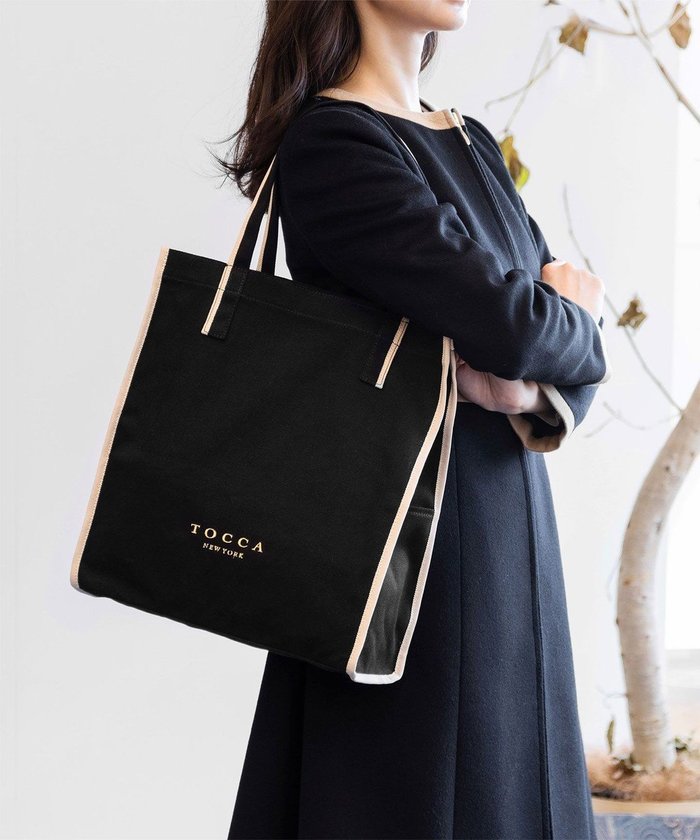 【トッカ/TOCCA】の【WEB限定&一部店舗限定】STRADA CANVAS TOTE L トートバッグ L インテリア・キッズ・メンズ・レディースファッション・服の通販 founy(ファニー) https://founy.com/ ファッション Fashion レディースファッション Fashion for Women バッグ Bags キャンバス Canvas, Canvas Fabric コンパクト Compact, Small Size シューズ Shoes, Footwear シンプル Simple, Minimal スクエア Square, Square Shape スポーツ Sports, Activewear 財布 Wallet, Purse トリミング Trimming, Decorative Edge フォルム Silhouette, Form ポケット Pocket, Pocket Detail モダン Modern, Contemporary 旅行 Travel ビジネス 仕事 通勤 Business / Work / Commuting |ID: prp329100002447301 ipo3291000000028614338