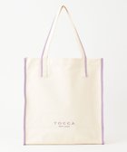 【トッカ/TOCCA】の【WEB限定&一部店舗限定】STRADA CANVAS TOTE L トートバッグ L ライラック系|ID:prp329100002447301