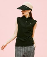 【23区 ゴルフ/NIJYUSANKU GOLF】の【WOMEN】カノコ刺繍 ノースリーブ シャツ 人気、トレンドファッション・服の通販 founy(ファニー) ファッション Fashion レディースファッション WOMEN トップス・カットソー Tops/Tshirt キャミソール / ノースリーブ No Sleeves シャツ/ブラウス Shirts/Blouses ポロシャツ Polo Shirts S/S・春夏 Ss・Spring/Summer エレガント 上品 Elegant ストレッチ Stretch ストーン Stone ノースリーブ No Sleeve フェミニン Feminine ポロシャツ Polo Shirt リゾート Resort ワンポイント One Point 吸水 Water Absorption 夏 Summer 春 Spring |ID:prp329100002456212