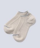 【ホワイトメイルズ/WHITE MAILS】の【UNISEX】PAPER WIDE RIB ANKLE SOCKS ソックス ベージュ|ID: prp329100002471591 ipo3291000000029639724