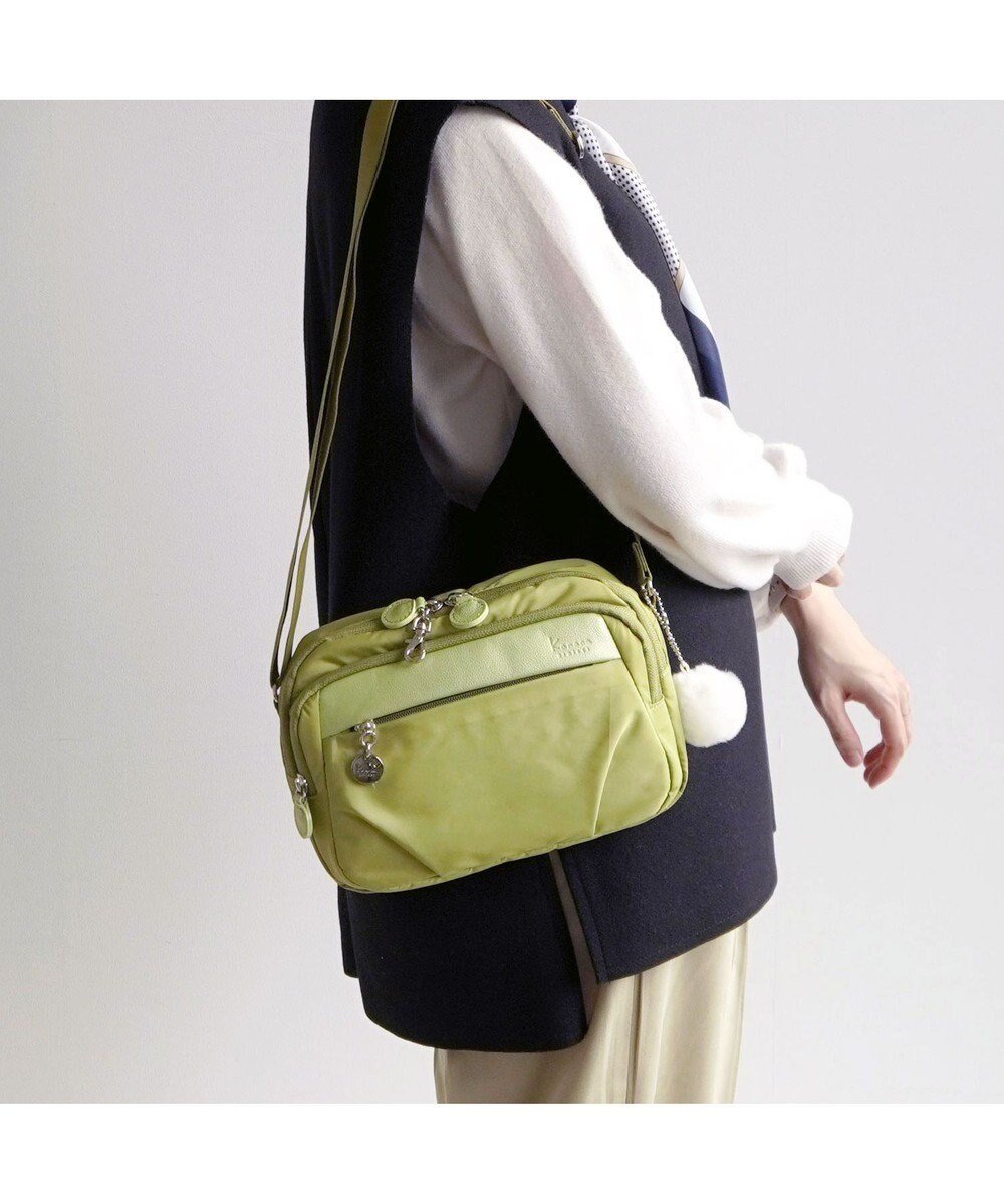 【エースバッグズアンドラゲッジ/ACE BAGS & LUGGAGE】のカナナ プロジェクト カナナバッグ PJ1-4th ショルダーバッグ 67641 Kanana 斜め掛け 軽い インテリア・キッズ・メンズ・レディースファッション・服の通販 founy(ファニー) 　ファッション　Fashion　レディースファッション　WOMEN　吸水　Water Absorption　抗菌　Antibacterial　軽量　Lightweight　定番　Standard　フロント　Front　ポケット　Pocket　リュック　Ruck Sack　イエローグリーン|ID: prp329100002481685 ipo3291000000026793696