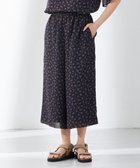 【ジェイ プレス/J.PRESS】の【洗える】楊柳フラワープリント キュロット パンツ ネイビー系5|ID: prp329100002515848 ipo3291000000026473711