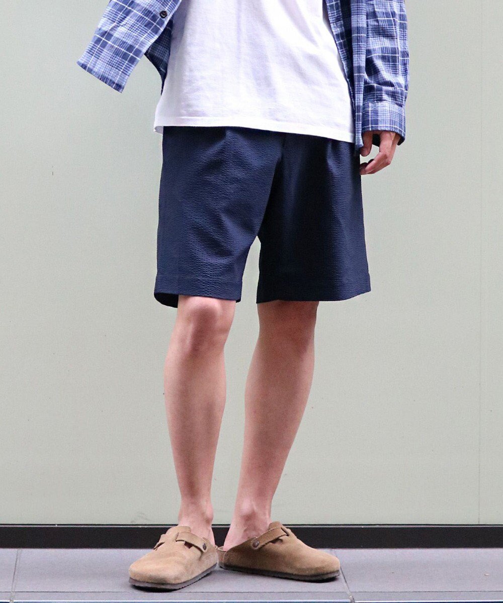 【カシヤマ/KASHIYAMA / MEN】のEASY クイックドライサッカー/ショートパンツ 人気、トレンドファッション・服の通販 founy(ファニー) 　ファッション　Fashion　メンズファッション　MEN　ボトムス　Bottoms/Men　ハーフ / ショートパンツ　Short Pants　S/S・春夏　Ss・Spring/Summer　キーホルダー　Key Ring　サッカー　Soccer　ショート　Short　ストライプ　Stripe　スマート　Smart　ドローコード　Draw Cord　ポケット　Pocket　ワイド　Wide　吸水　Water Absorption　夏　Summer　春　Spring　無地　Plain Color　軽量　Lightweight　 other-1|ID: prp329100002521165 ipo3291000000029082698