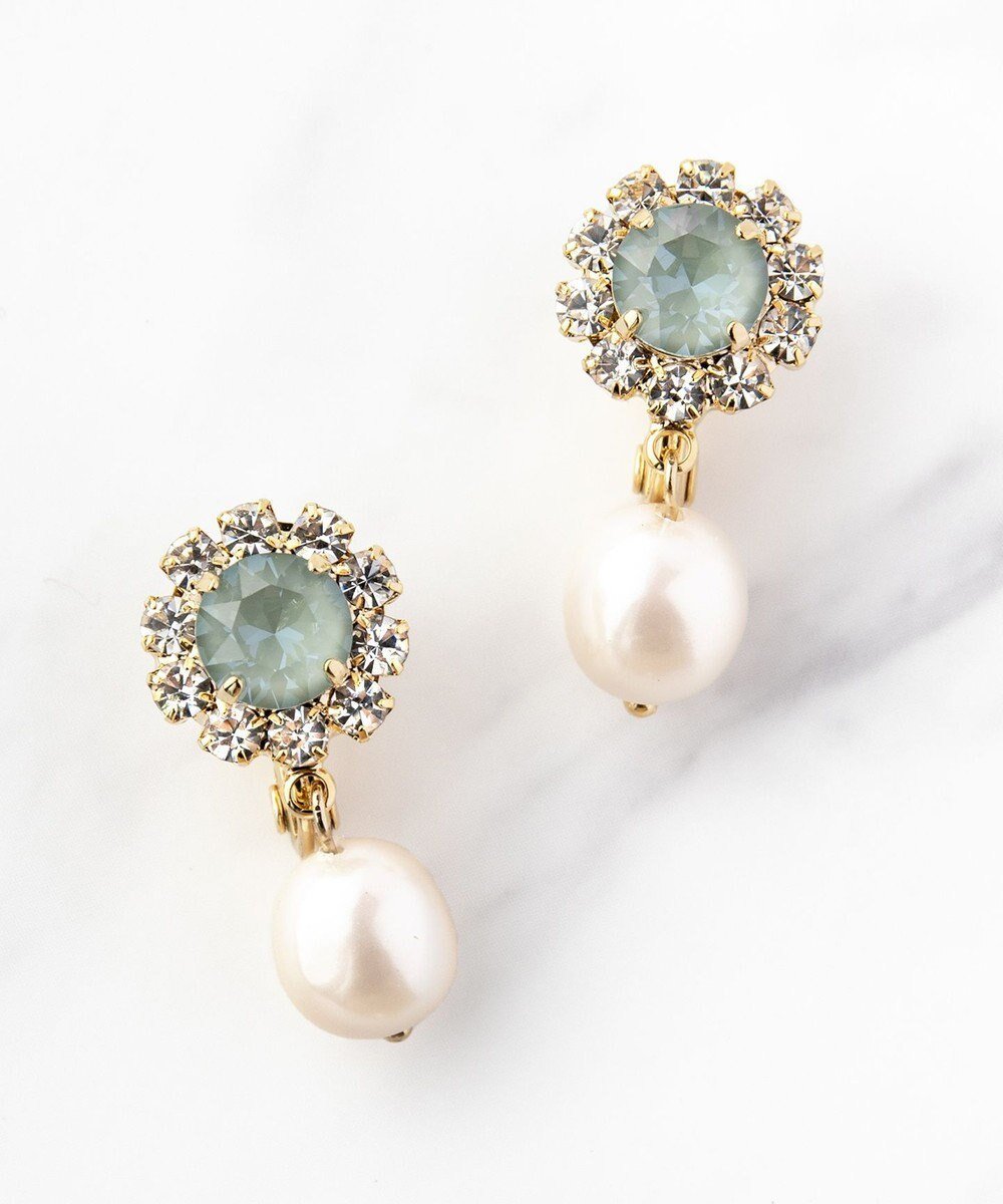 【トッカ/TOCCA】のBIJOUX PEARL EARRINGS イヤリング インテリア・キッズ・メンズ・レディースファッション・服の通販 founy(ファニー) 　ファッション　Fashion　レディースファッション　WOMEN　ジュエリー　Jewelry　リング　Rings　イヤリング　Earrings　アクセサリー　Accessories　アンティーク　Antique　イヤリング　Earrings　ストーン　Stone　センター　Center　パール　Pearl　ビジュー　Bijou　ポーチ　Pouch　モチーフ　Motif　リュクス　Luxe　[新色]ミルキーアクア系|ID: prp329100002545088 ipo3291000000026662590