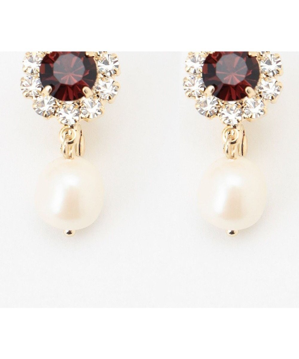 【トッカ/TOCCA】のBIJOUX PEARL EARRINGS イヤリング インテリア・キッズ・メンズ・レディースファッション・服の通販 founy(ファニー) 　ファッション　Fashion　レディースファッション　WOMEN　ジュエリー　Jewelry　リング　Rings　イヤリング　Earrings　アクセサリー　Accessories　アンティーク　Antique　イヤリング　Earrings　ストーン　Stone　センター　Center　パール　Pearl　ビジュー　Bijou　ポーチ　Pouch　モチーフ　Motif　リュクス　Luxe　ワイン系|ID: prp329100002545088 ipo3291000000029428311