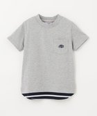 【ジェイ プレス/J.PRESS / KIDS】の【110-130cm】フェイクレイヤード Tシャツ 人気、トレンドファッション・服の通販 founy(ファニー) ファッション Fashion キッズファッション KIDS トップス・カットソー Tops/Tees/Kids S/S・春夏 Ss・Spring/Summer カットソー Cut And Sew ボーダー Border 再入荷 Restock/Back In Stock/Re Arrival 夏 Summer 春 Spring thumbnail グレー系|ID: prp329100002581745 ipo3291000000029437138