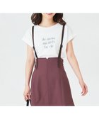 【エニィ スィス/any SiS】のシアーチュール Tシャツ オフホワイト|ID:prp329100002600734