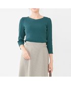 【エニィ スィス/any SiS】の【洗える】ネックポイントリブ ニット 人気、トレンドファッション・服の通販 founy(ファニー) ファッション Fashion レディースファッション WOMEN トップス・カットソー Tops/Tshirt ニット Knit Tops A/W・秋冬 Aw・Autumn/Winter・Fw・Fall-Winter アクセサリー Accessories インナー Inner セーター Sweater デコルテ Decolletage ネックレス Necklace パール Pearl リブニット Rib Knit 再入荷 Restock/Back In Stock/Re Arrival 洗える Washable 秋 Autumn/Fall thumbnail ダークグリーン|ID: prp329100002619604 ipo3291000000029446712