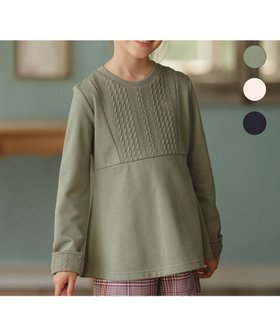 【組曲 / KIDS/KUMIKYOKU】 【110-140cm】ホイップキルト トレーナー人気、トレンドファッション・服の通販 founy(ファニー) ファッション Fashion キッズファッション KIDS トップス・カットソー Tops/Tees/Kids A/W・秋冬 Aw・Autumn/Winter・Fw・Fall-Winter スウェット Sweat チュニック Tunic トレンド Trend トレーナー Trainer ヨーク Yoke 今季 This Season 定番 Standard |ID:prp329100002648558