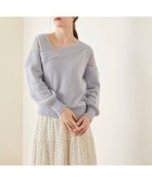 【フェルゥ/Feroux】のFOXブレンドレースコンビ ニット 人気、トレンドファッション・服の通販 founy(ファニー) ファッション Fashion レディースファッション WOMEN トップス・カットソー Tops/Tshirt ニット Knit Tops A/W・秋冬 Aw・Autumn/Winter・Fw・Fall-Winter カーディガン Cardigan スタイリッシュ Stylish セーター Sweater ハイネック High Neck フェミニン Feminine レース Race ワイド Wide 再入荷 Restock/Back In Stock/Re Arrival thumbnail スカイブルー系|ID: prp329100002651873 ipo3291000000029436634