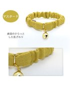 【ペットパラダイス/PET PARADISE / GOODS】の猫 首輪 シュシュ 【小】【中】 カーキ マスタード チェック桃 黄 花柄 桃 青 マスタード|ID: prp329100002664758 ipo3291000000029393091