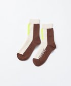 【トリコテ/Tricote】のLINE LOGO SOCKS / ラインロゴソックス 87BROWN|ID: prp329100002671069 ipo3291000000026780145