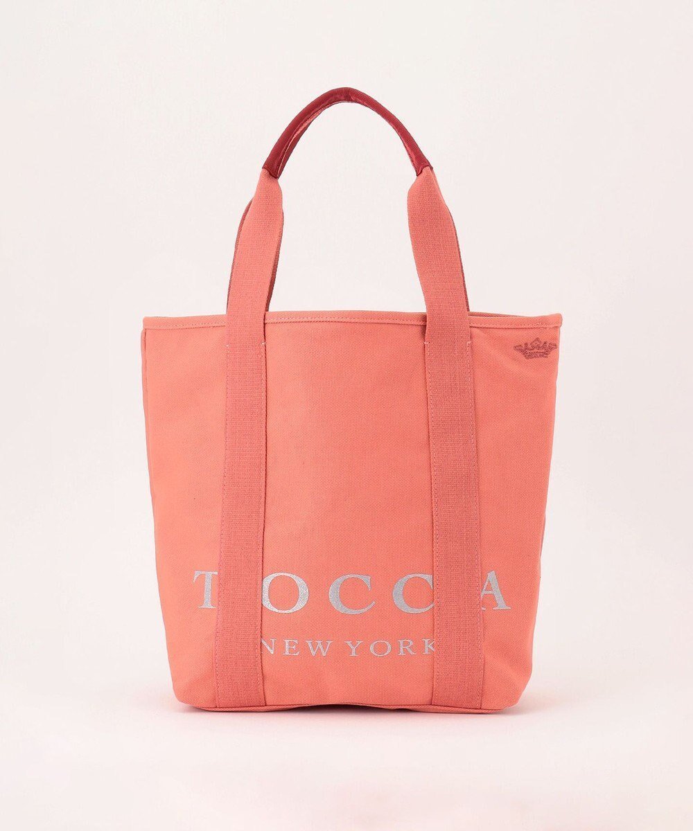 【トッカ/TOCCA】の【WEB限定&一部店舗限定】【A4サイズ対応】BIG TOCCA TOTE L トートバッグ L インテリア・キッズ・メンズ・レディースファッション・服の通販 founy(ファニー) 　ファッション　Fashion　レディースファッション　WOMEN　バッグ　Bag　クラウン　Crown　シューズ　Shoes　シンプル　Simple　スポーツ　Sports　財布　Wallet　テクスチャー　Texture　ベーシック　Basic　ポケット　Pocket　ポーチ　Pouch　おすすめ　Recommend　旅行　Travel　ビジネス 仕事 通勤　Business　ローズ系|ID: prp329100002687069 ipo3291000000028417547