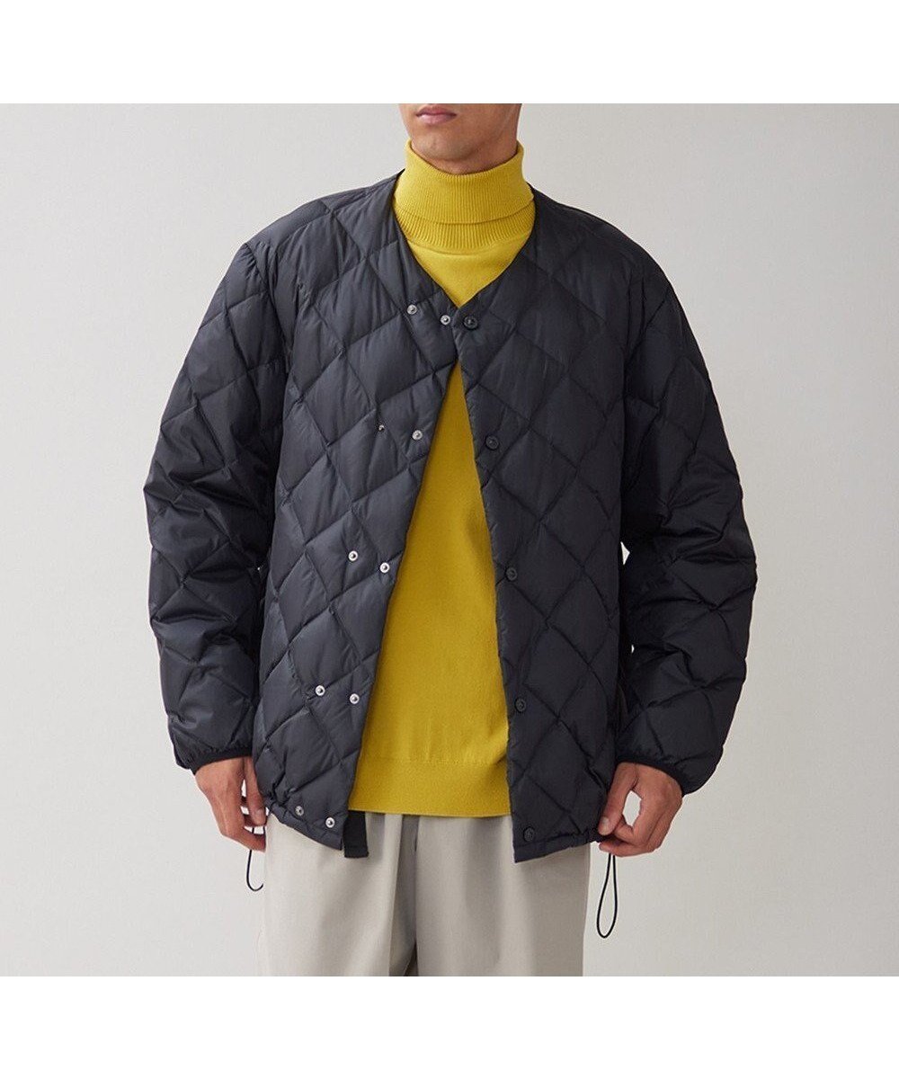 【アンフィーロ 自由区/UNFILO】の【MEN】UNFILO × TAION キルティングブルゾン インテリア・キッズ・メンズ・レディースファッション・服の通販 founy(ファニー) 　ファッション　Fashion　レディースファッション　Ladies' Fashion Online　アウター　Coat Outerwear　コート　Coats　ジャケット　Jackets　ブルゾン　Blouson/Jackets　インナー　Inner　キルティング　Quilting　コンパクト　Compact　ジャケット　Jacket　タフタ　Taffeta　ダウン　Down　ドット　Dot　フォルム　Form　ブルゾン　Blouson　A/W・秋冬　Aw・Autumn/Winter・Fw・Fall-Winter　再入荷　Restock/Back In Stock/Re Arrival　ブラック系|ID: prp329100002724591 ipo3291000000032677892