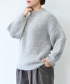 【ムーク/muuc】の〈ふっくら柔らか高品質 キッドモヘア×アルパカ×ウール〉セーター ライトグレー|ID: prp329100002761511 ipo3291000000030010618