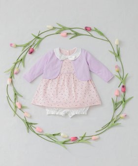 【組曲 / KIDS/KUMIKYOKU】 【80-90cm】Tulips Shower ワンピース人気、トレンドファッション・服の通販 founy(ファニー) ファッション Fashion キッズファッション KIDS ワンピース Dress/Kids オレンジ Orange カーディガン Cardigan シンプル Simple チューリップ Tulip プリント Print ベビー Baby ラベンダー Lavender リボン Ribbon A/W・秋冬 Aw・Autumn/Winter・Fw・Fall-Winter 再入荷 Restock/Back In Stock/Re Arrival |ID:prp329100002768847