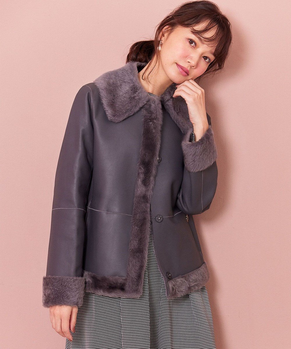 【トッカ/TOCCA】の【数量限定】FAVOR ムートンコート 人気、トレンドファッション・服の通販 founy(ファニー) 　ファッション　Fashion　レディースファッション　WOMEN　アウター　Coat Outerwear　コート　Coats　ジャケット　Jackets　エレガント 上品　Elegant　コンパクト　Compact　シンプル　Simple　ジャケット　Jacket　スウェード　Suede　スペシャル　Special　チャーム　Charm　バランス　Balance　パターン　Pattern　フェミニン　Feminine　ムートン　Mouton　A/W・秋冬　Aw・Autumn/Winter・Fw・Fall-Winter　 other-1|ID: prp329100002800485 ipo3291000000028420585