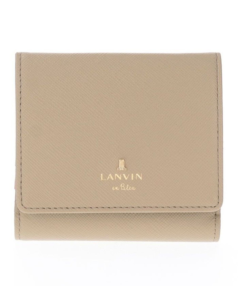 【ランバン オン ブルー/LANVIN en Bleu】のリュクサンブールカラー 内BOX二つ折り財布 インテリア・キッズ・メンズ・レディースファッション・服の通販 founy(ファニー) 　ファッション　Fashion　レディースファッション　WOMEN　財布　Wallets　人気　Popularity　財布　Wallet　グレージュ|ID: prp329100002804316 ipo3291000000026774734