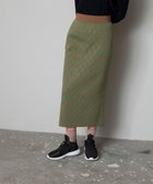 【トリコテ/Tricote】のCHECKERED PATTERN SKIRT / チェッカード パターン スカート 42GREEN|ID: prp329100002823703 ipo3291000000028419884