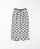 【トリコテ/Tricote】のCHECKERED PATTERN SKIRT / チェッカード パターン スカート 94L.GRAY|ID: prp329100002823703 ipo3291000000028419886