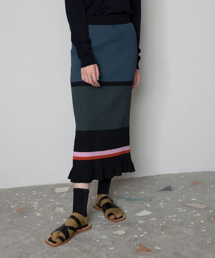 【トリコテ/Tricote】のMULTI RIB PATTERN SKIRT / マルチリブ パターン スカート インテリア・キッズ・メンズ・レディースファッション・服の通販 founy(ファニー) https://founy.com/ ファッション Fashion レディースファッション WOMEN スカート Skirt A/W・秋冬 Aw・Autumn/Winter・Fw・Fall-Winter S/S・春夏 Ss・Spring/Summer アクセサリー Accessories スリット Slit タンブラー Tumbler パターン Pattern 夏 Summer |ID: prp329100002823704 ipo3291000000028419893