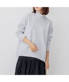 【23区/NIJYUSANKU】の【好評につき新色追加/CLASSY.1月号掲載】ウールカシミヤブレンド スタンドネック ニット サックスブルー系|ID:prp329100002823787