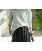 【23区/NIJYUSANKU】の【好評につき新色追加/CLASSY.1月号掲載】ウールカシミヤブレンド スタンドネック ニット スモーキーグリーン系|ID:prp329100002823787