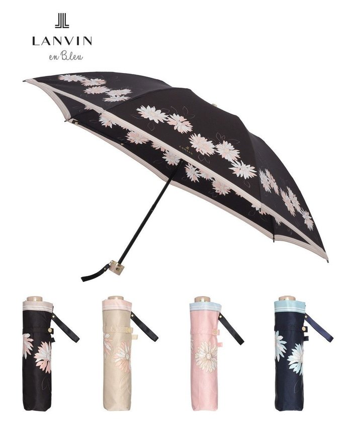 【ムーンバット/MOONBAT】の【雨傘】ランバン オン ブルー (LANVIN en Bleu) 花柄 プリント 折りたたみ傘 インテリア・キッズ・メンズ・レディースファッション・服の通販 founy(ファニー) https://founy.com/ ファッション Fashion レディースファッション WOMEN 傘 / レイングッズ Umbrellas/Rainwear クラシカル Classical コンパクト Compact 傘 Umbrella トリミング Trimming プリント Print ミックス Mix 旅行 Travel |ID: prp329100002823799 ipo3291000000028420187