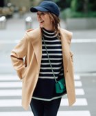 【23区/NIJYUSANKU】の【CLASSY.1月号掲載】ウールカシミヤビーバー フード付き ショートコート キャメル系|ID: prp329100002826677 ipo3291000000028418813