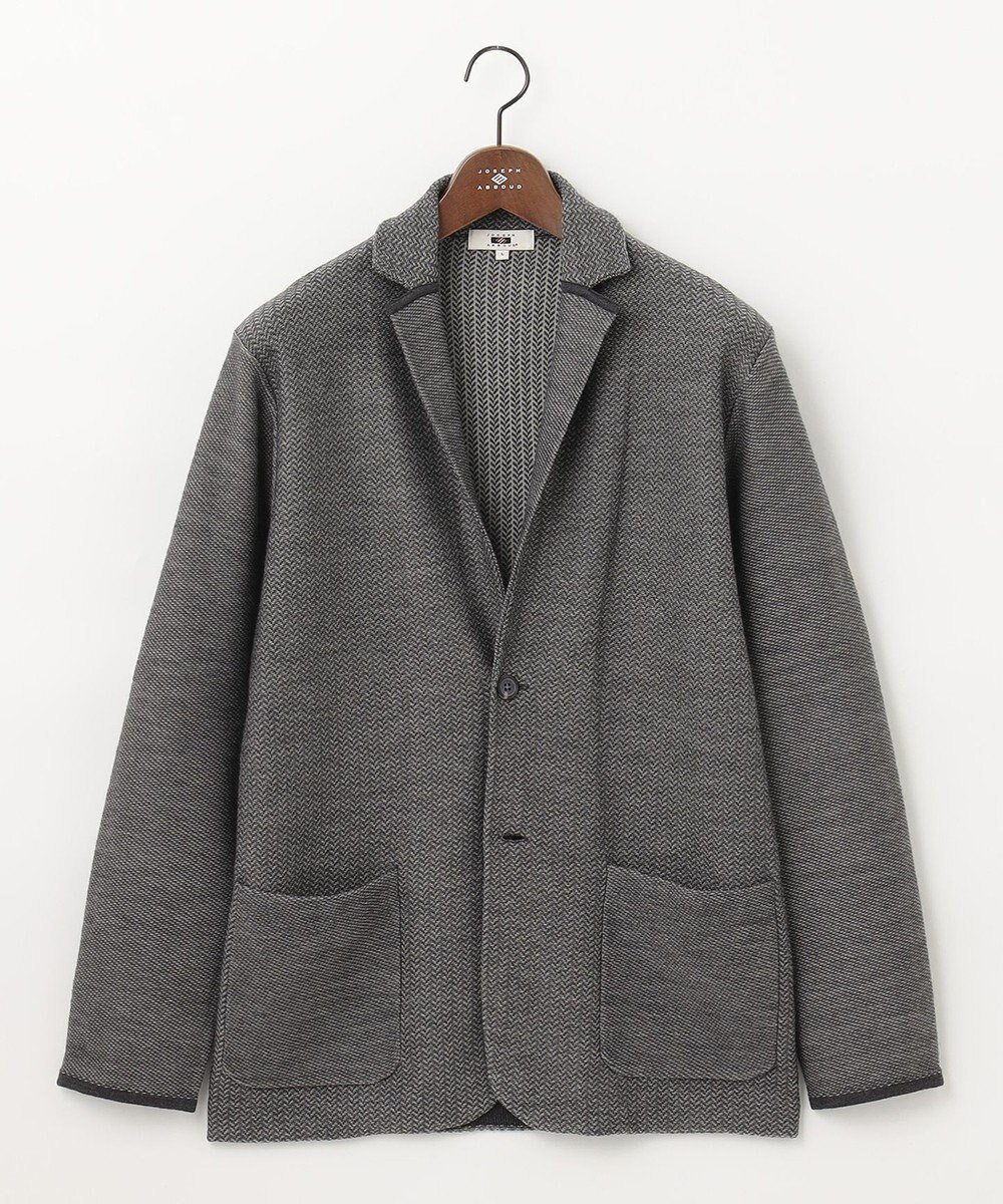 【ジョセフ アブード/JOSEPH ABBOUD / MEN】の【驚きの軽量ウール】KARLKARL ヘリンボーン柄 ニットジャケット インテリア・キッズ・メンズ・レディースファッション・服の通販 founy(ファニー) 　ファッション　Fashion　メンズファッション　MEN　トップス・カットソー　Tops/Tshirt/Men　ニット　Knit Tops　カーディガン　Cardigans　インナー　Inner　カーディガン　Cardigan　抗菌　Antibacterial　軽量　Lightweight　ジャカード　Jacquard　ジャケット　Jacket　スポーツ　Sports　ヘリンボーン　Herringbone　リラックス　Relax　ワーク　Work　A/W・秋冬　Aw・Autumn/Winter・Fw・Fall-Winter　ライトグレー系|ID: prp329100002826767 ipo3291000000029079172