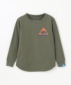 【シェアパーク/SHARE PARK】の【KIDS】UVカット アートコラボロングTシャツ〈CAMP〉 カーキ|ID: prp329100002826802 ipo3291000000029391758