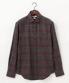 【ジョセフ アブード/JOSEPH ABBOUD / MEN】の【オーガニックコットン】ビッグチェック フランネルシャツ ワイン系4|ID: prp329100002838237 ipo3291000000029079423