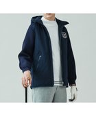 【23区 ゴルフ/23区GOLF / MEN】の【MEN】【撥水加工】ニットコンビブルゾン ネイビー系|ID: prp329100002840525 ipo3291000000027401920