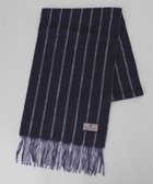 【五大陸/gotairiku / MEN】のリバーシブルカシミヤ混マフラー ネイビー系1|ID: prp329100002866446 ipo3291000000027401434