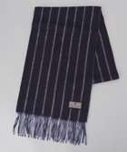 【五大陸/gotairiku / MEN】のリバーシブルカシミヤ混マフラー ネイビー系1|ID: prp329100002866446 ipo3291000000028703947