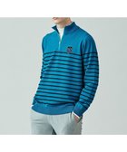 【23区 ゴルフ/23区GOLF / MEN】の【MEN】【手洗い可】コットンブレンド ハーフジップ ニット ピーコックグリーン系|ID: prp329100002872790 ipo3291000000027401064