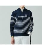 【23区 ゴルフ/23区GOLF / MEN】の【MEN】【手洗い可】コットンブレンド ハーフジップ ニット ネイビー系|ID: prp329100002872790 ipo3291000000027401069