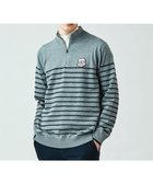 【23区 ゴルフ/23区GOLF / MEN】の【MEN】【手洗い可】コットンブレンド ハーフジップ ニット ライトグレー系|ID: prp329100002872790 ipo3291000000028704008