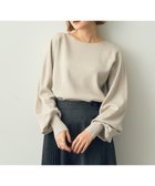 【イェッカ ヴェッカ/YECCA VECCA】のボリューム袖ニット Gray Beige|ID: prp329100002886049 ipo3291000000028813742