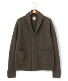 【ジェイ プレス/J.PRESS / MEN】の【Cash Lamb s Wool】ケーブルショール カーディガン オリーブ系|ID: prp329100002886176 ipo3291000000027401136